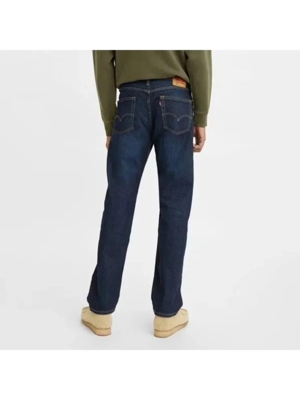 NWT Levi's 505 Men's 34x30 Blue Regular Fit Stretch Jeans Straight Leg Denim